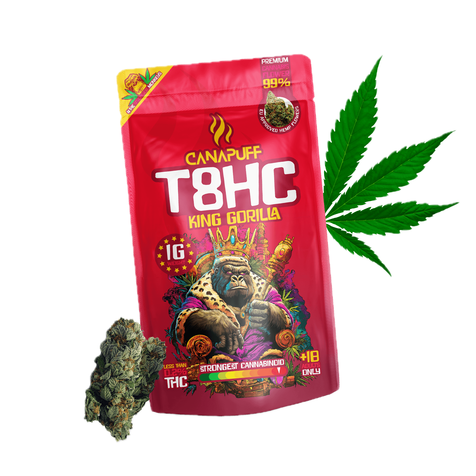 T8HC Fleurs King Gorilla 99 %