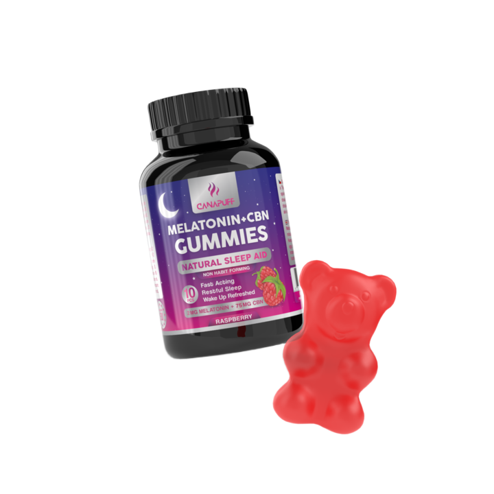 Mélatonine+CBN Gummies Framboise