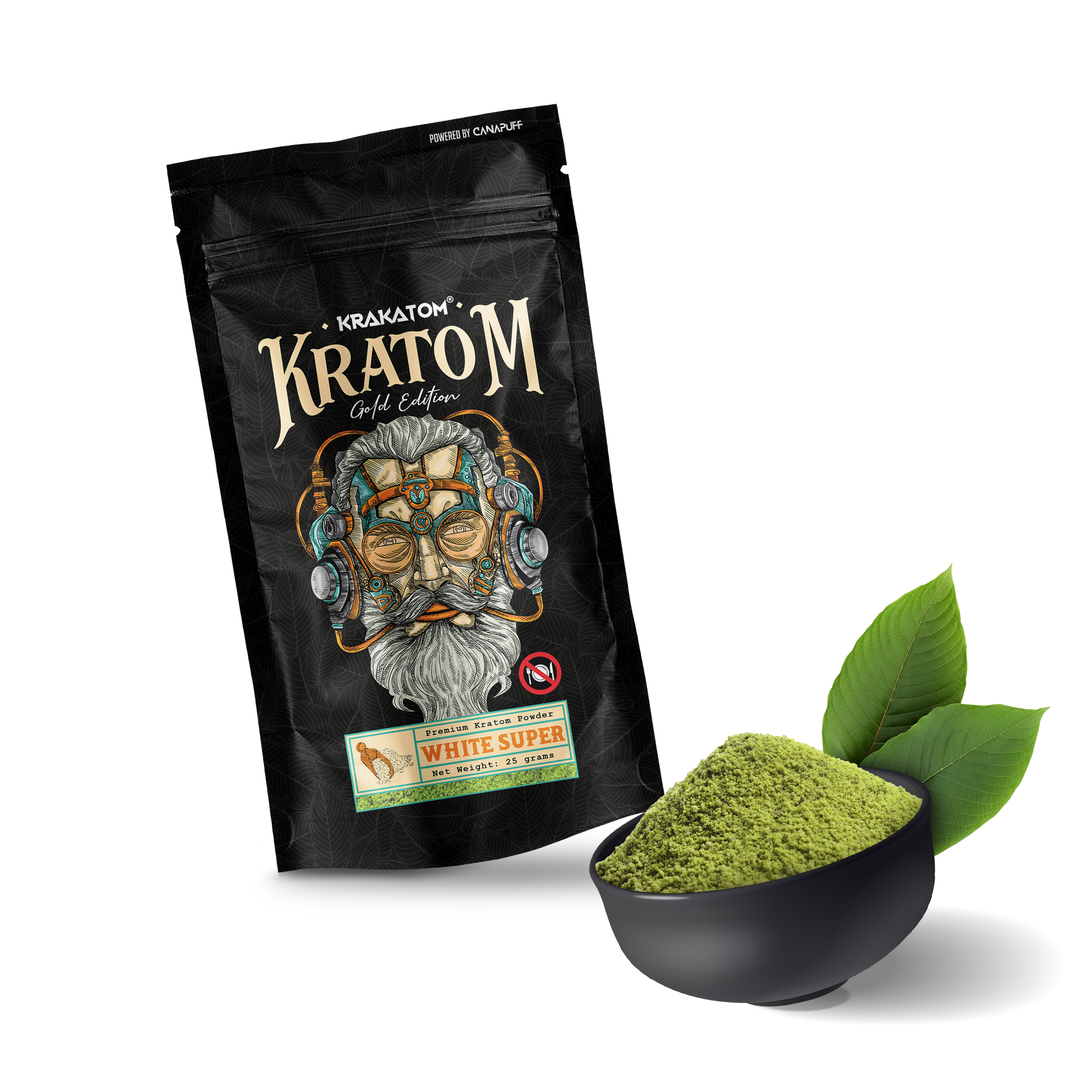Krakatom - White Super - Édition Gold-Canapuff